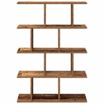 vidaXL Étagère cube murale 12 compartiments vieux bois bois ingénierie