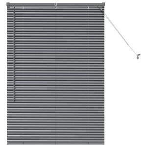 vidaXL Store de Fenêtre Gris foncé 80 x 130 cm Aluminium