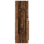 vidaXL Buffet haut vieux bois 63x33x100 cm bois d'ingénierie