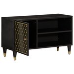 vidaXL Meuble TV 80x31x46 cm bois massif de manguier