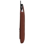 vidaXL Tête de lit suspendue Brun Brillant PU antique