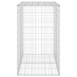 vidaXL Mur en gabion avec couvercles Acier galvanisé 100x60x100 cm