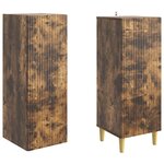 vidaXL Ensemble de Meubles 2 Pièces 33 x 34 5 x 90 cm Bois d'ingénierie