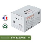 Cartons renforcés pour stockage 36L  50L & 70L  Lot de 20 et 1 marqueur offert