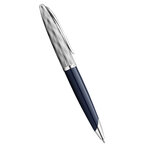 Waterman carène l'essence du bleu stylo bille  bleu  recharge bleue pointe moyenne  coffret cadeau