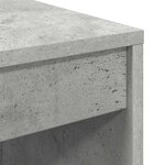 vidaXL Bureau Gris béton 100 x 40 x 76 cm Bois d'ingénierie