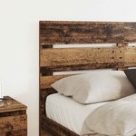 vidaXL Tête de lit Bois ancien 120 cm Bois d'ingénierie