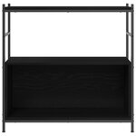 Bibliothèque vidaXL Chêne Noir 80x30x78 5 cm Bois Égalisé