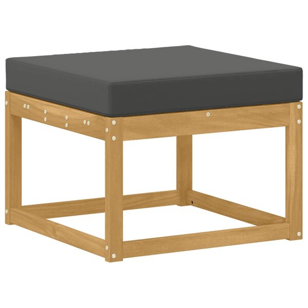 vidaXL Hocker d'extérieur Bois d'Acacia Massif Blanc