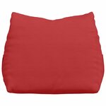vidaXL Coussin de Dos Rouge 60 x 20 x 50 cm tissu