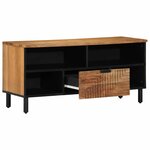 vidaXL Cabinet TV Marron 100 x 33.5 x 46 cm Bois d'acacia massif