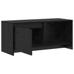 vidaXL Ensemble meuble TV Chêne noir 90 x 35 x 40 cm Bois d'ingénierie
