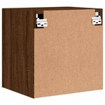 vidaXL Meuble TV mural chêne marron 40 5x30x40 cm bois d'ingénierie