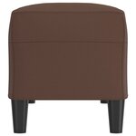 vidaXL Banc Marron 100x35x41 cm Similicuir
