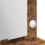vidaXL Coiffeuse Bois ancien 100 x 41 x 135 cm Bois d'ingénierie