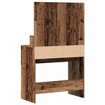 vidaXL Table de Toilette avec tiroir Bois ancien 80 x 41 x 134.5 cm