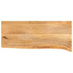 vidaXL Dessus de table à bord vivant 80x30x2 5 cm bois massif manguier