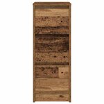 vidaXL Buffet vieux bois 29 5x34x76 cm bois d'ingénierie