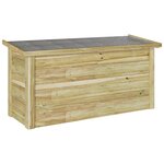vidaXL Boîte de rangement 44x119x57 cm Bois imprégné de pin