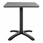 Table de jardin carrée CHICAGO 70 cm