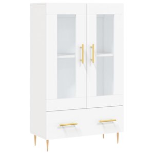 vidaXL Buffet haut blanc 69 5x31x115 cm bois d'ingénierie