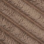 vidaXL Couvertures à jeter 6 Pièces Camel 150 x 130 cm Toison