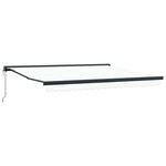 vidaXL Auvent Blanc 400 × 300 cm Polyester et Aluminium