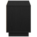vidaXL Meuble TV Chêne noir 102 x 35 x 45 cm Bois d'ingénierie