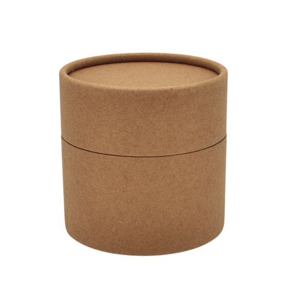 Lot de 25 boîtes cylindriques Kraft 7.2 x 6.2 cm