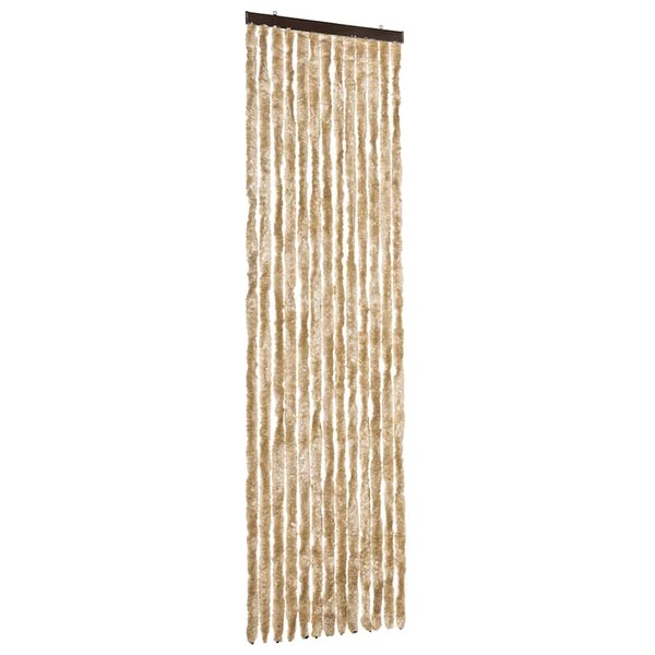 vidaXL Moustiquaire Beige 56x185 cm Chenille