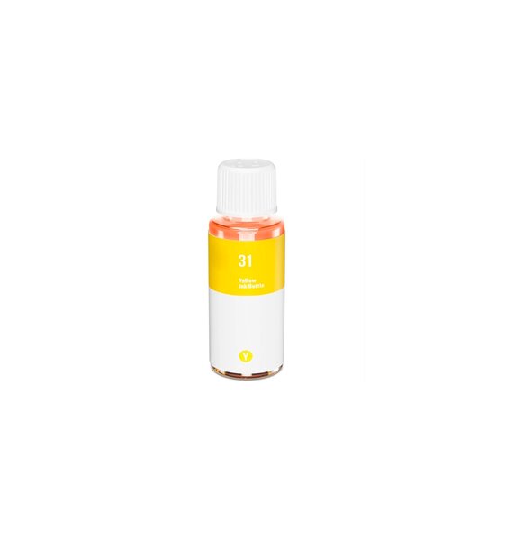 HP 31 Bouteille d'Encre Jaune Compatible