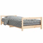 vidaXL Cadre de lit pour enfants 80x200 cm bois de pin massif