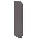 vidaXL Oreille de tête de lit 2 Pièces Gris 40 x 16 x 5 cm