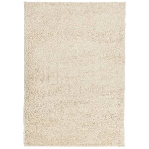 vidaXL Tapis shaggy à poils longs moderne doré 140x200 cm