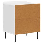 vidaXL Cabinet de chevet Blanc brillant 43 x 34 5 x 52 cm