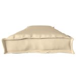 vidaXL Coussin de palette pour banc beige 180x40x8 cm en tissu Oxford