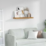 vidaXL Étagère Murale Beige 90 x 23 5 x 4 cm Bois d'ingénierie