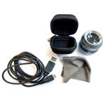 Détecteur UV - loupe LED de poche rechargeable  grossissement 10x.