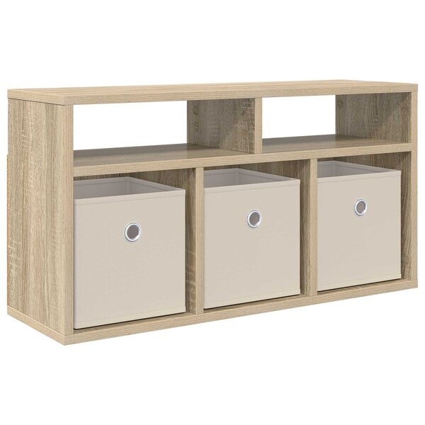 vidaXL Basboard avec tiroir Chêne Sonoma 72 x 22 5 x 38 cm