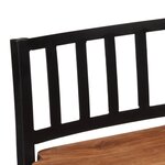 vidaXL Chaises de bar lot de 4 bois d'acacia massif