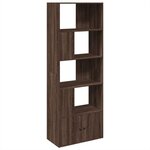 vidaXL Bibliothèque chêne marron 70x36x189 cm bois d'ingénierie