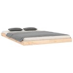 vidaXL Cadre de lit sans matelas 120x200 cm bois de pin massif
