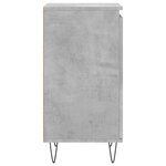 vidaXL Buffets 2 Pièces gris béton 40x35x70 cm bois d'ingénierie