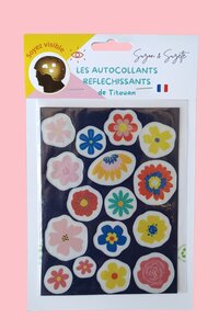 Stickers autocollants réfléchissants Fleurs
