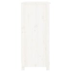 vidaXL Buffet blanc 70x35x80 cm bois massif de pin