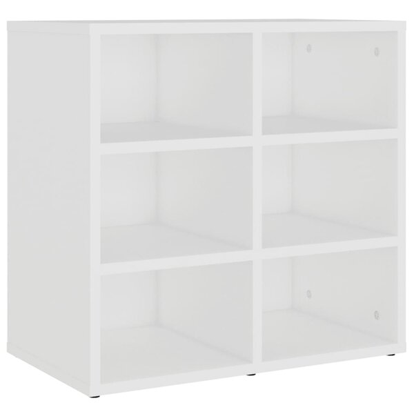 vidaXL Armoire à chaussures Blanc 52 5x30x50 cm