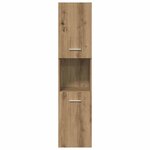 vidaXL Ensemble de meubles salle de bain 3 Pièces bois d'ingénierie