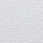 vidaXL Matelas Blanc et Gris 70 x 200 cm Tissu jacquard