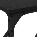 vidaXL Table console Chêne noir 180 x 23 x 75 cm
