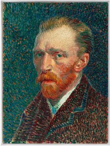 Pièce de monnaie en Argent - Zinc - Cuivre 10000 Francs g 77.75 (2.5 oz) Ag - 750 (24.11 oz) Zn - 120 (3.85 oz) Cu Millésime 2024 Van Gogh Tri-Metal SELF PORTRAIT